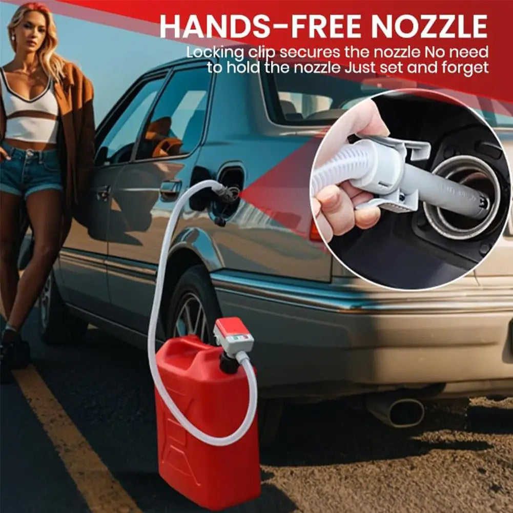 Electric oil pump Auto Stop Safety Multi Tank Adapters Battery USB Powered Portable Hose for Car Boat Emergency Camping RV