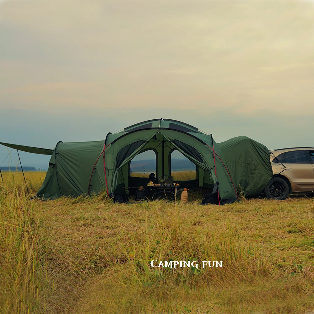 Luxury Outdoor Camping Foldable Car Rear Family Tent SUV Tailgate Tent Custom SUV Car RearTent Canopy