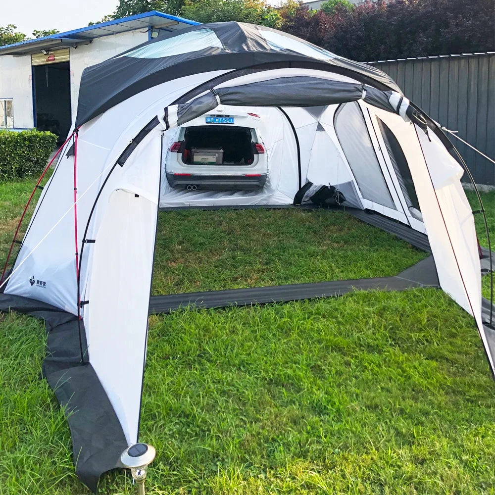 Luxury Outdoor Camping Foldable Car Rear Family Tent SUV Tailgate Tent Custom SUV Car RearTent Canopy