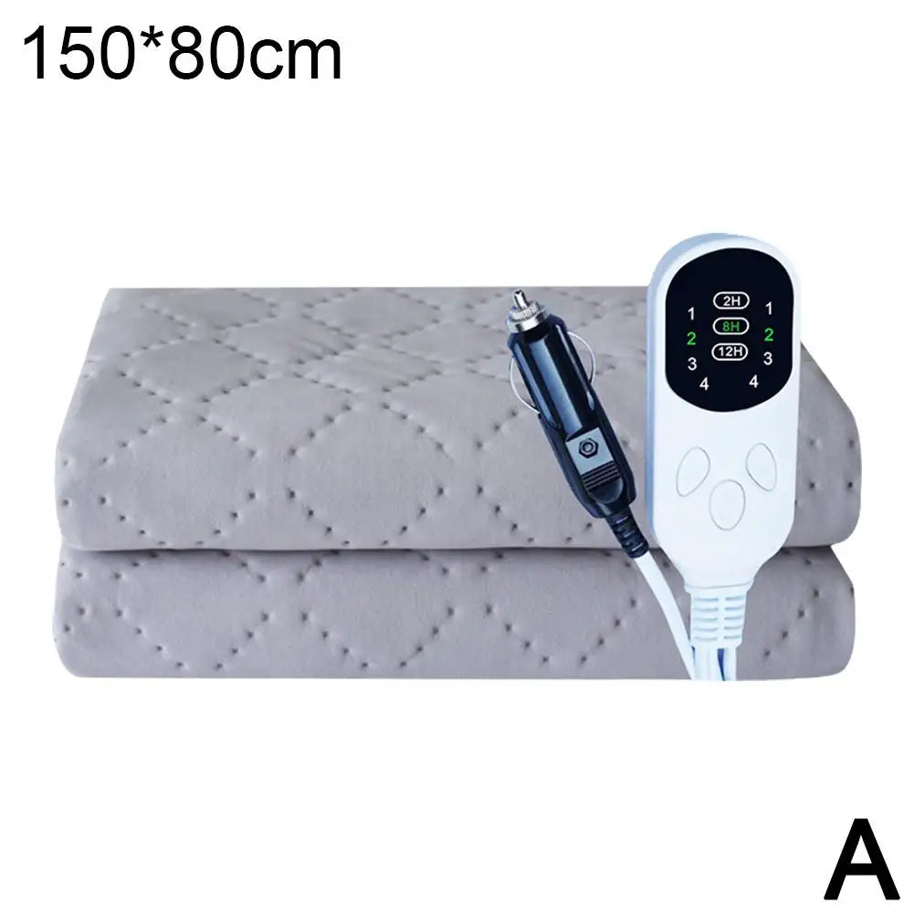 12V Car Heating Blanket Auto Sleeper Warm Heater For Camping Trucks Off-Road Vehicles Heated Blanket Seats Heater Warm Heat J6K2