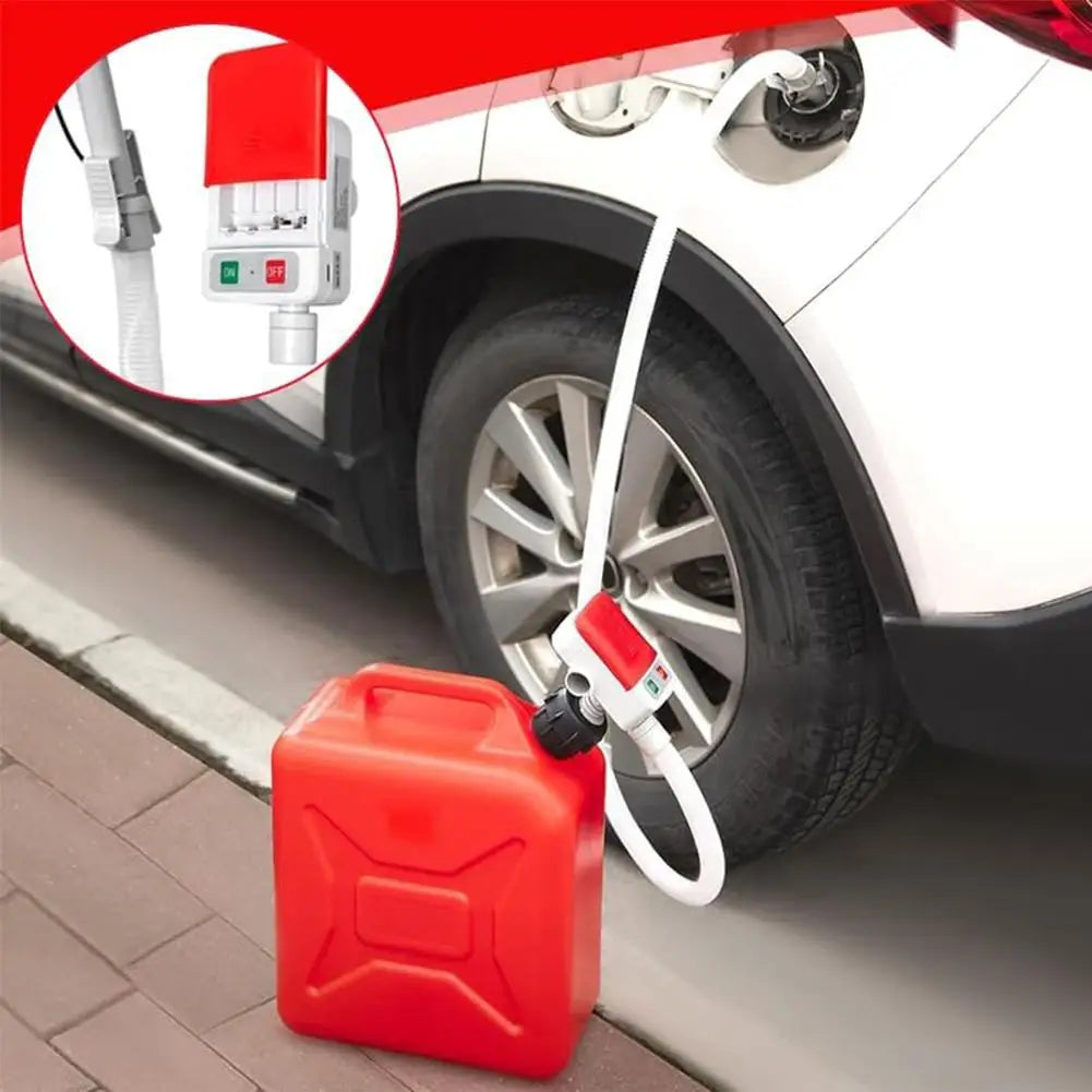 Electric oil pump Auto Stop Safety Multi Tank Adapters Battery USB Powered Portable Hose for Car Boat Emergency Camping RV