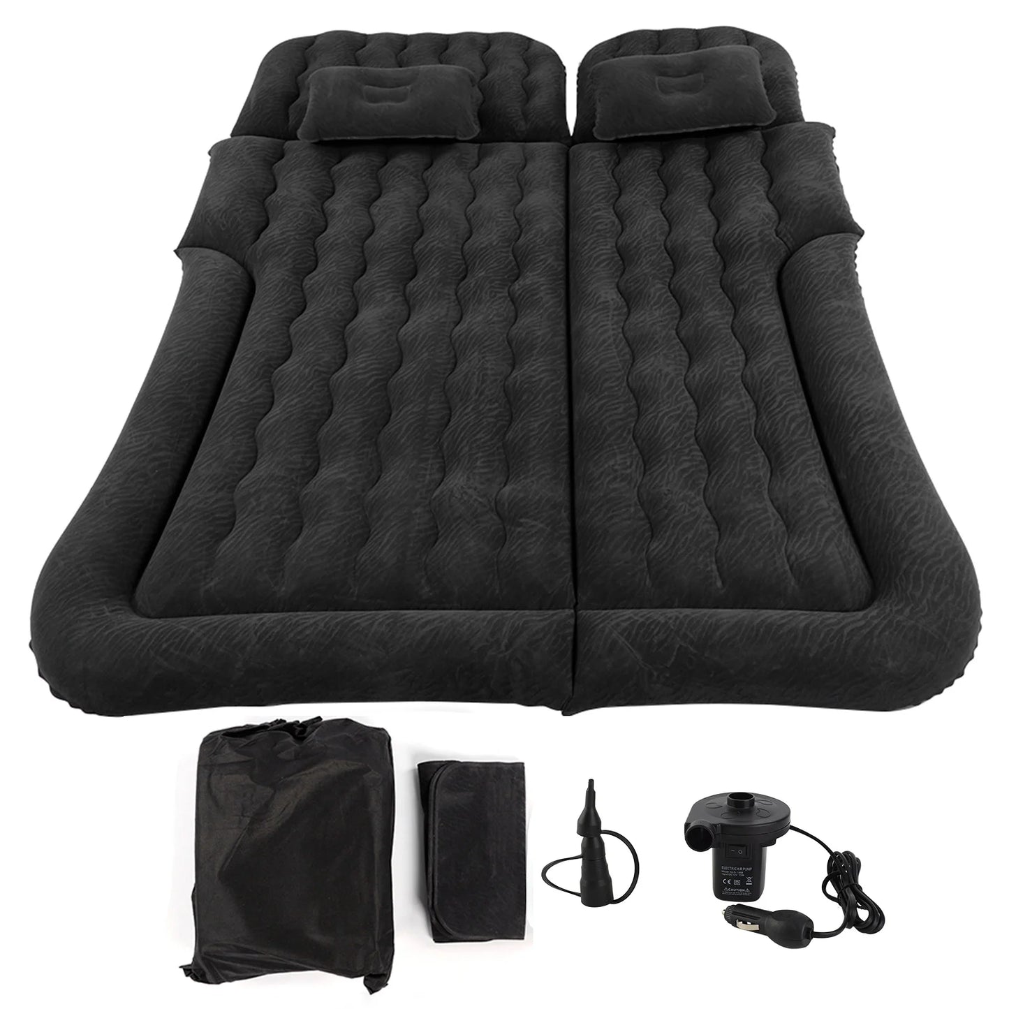 Car Inflatable Bed Inflatable Car Mattress Auto Accessories PVC Material Car Travel Bed Camping for SUV Car Self‑driving