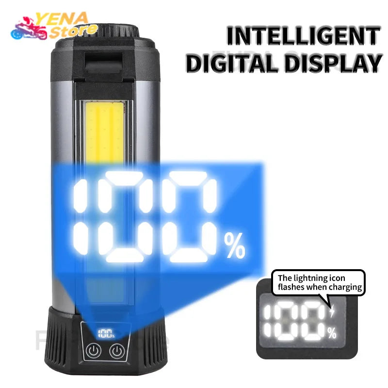 Folding 20W camping emergency outdoor light and tripod work light, LED magnetic inspection light, auto parts