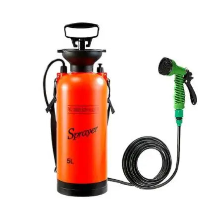 5/8L Car Washing Small Sprayer Portable Outdoor Camping Shower Multi-Function Bath Sprayer Watering Flowers For Travel
