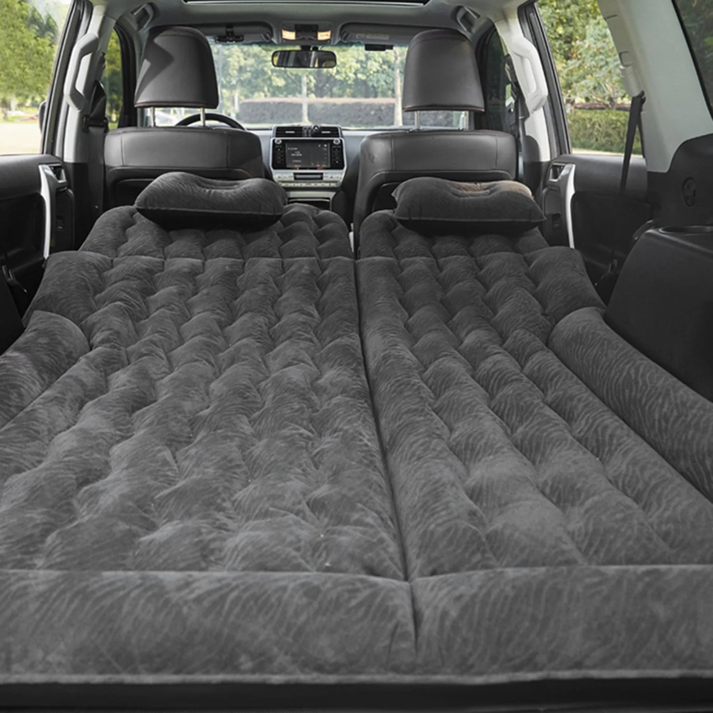 Car Inflatable Bed Inflatable Car Mattress Auto Accessories PVC Material Car Travel Bed Camping for SUV Car Self‑driving