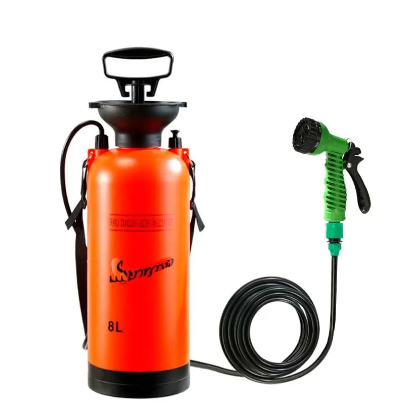 5/8L Car Washing Small Sprayer Portable Outdoor Camping Shower Multi-Function Bath Sprayer Watering Flowers For Travel