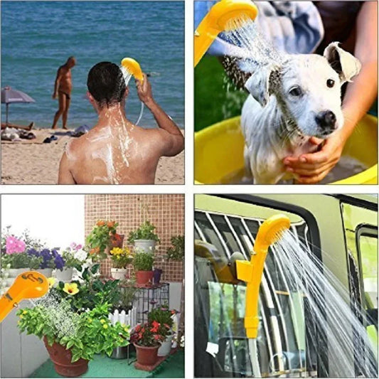 12V Portable Car Shower Outdoor Camping Travel Shower Cleaning Tool Car Washer Car Washing with Cigarette Lighter