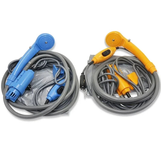 12V Portable Car Shower Outdoor Camping Travel Shower Cleaning Tool Car Washer Car Washing with Cigarette Lighter